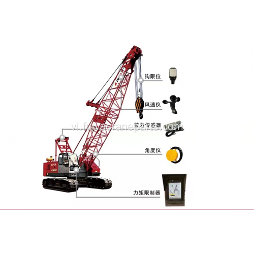 Crawler Cranes đầy đủ bộ các bộ phận hệ thống điện tử